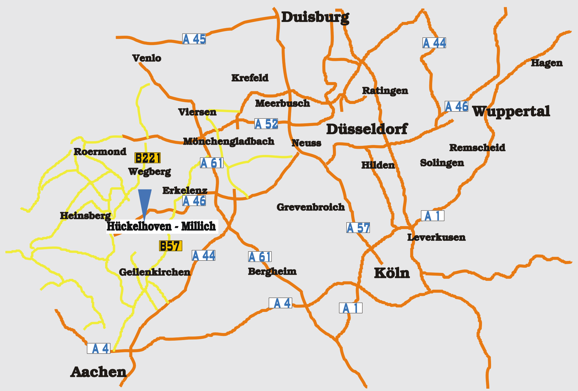 Hückelhoven, die Stadt an der Rur